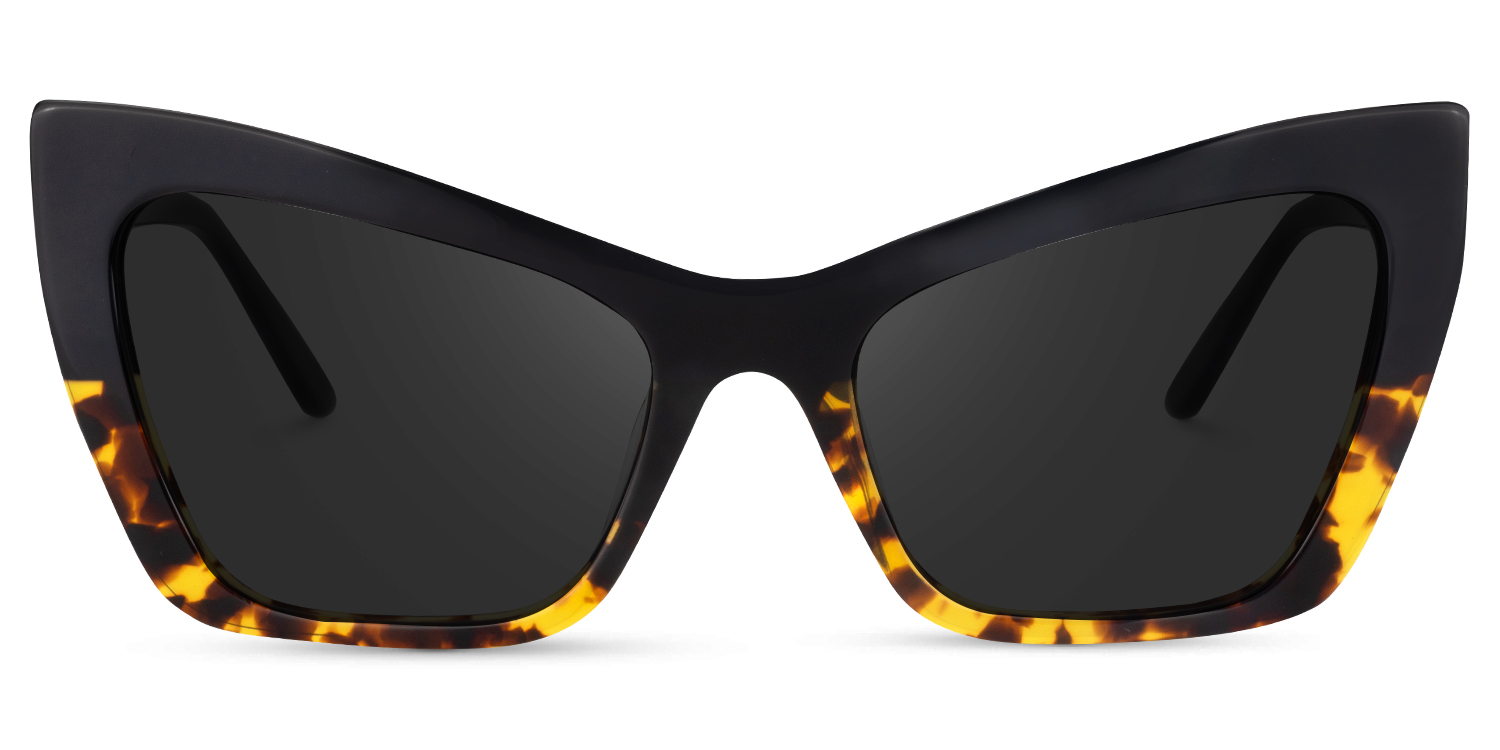 Driscoll Cateye Yellow-Tortoise Sunglasses