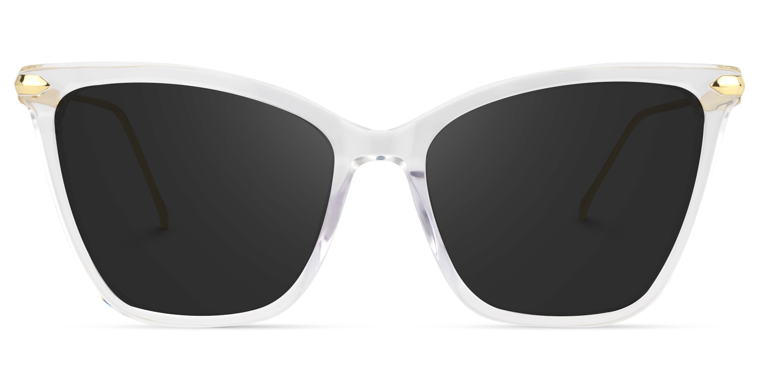 Hilary Butterfly Clear Sunglasses