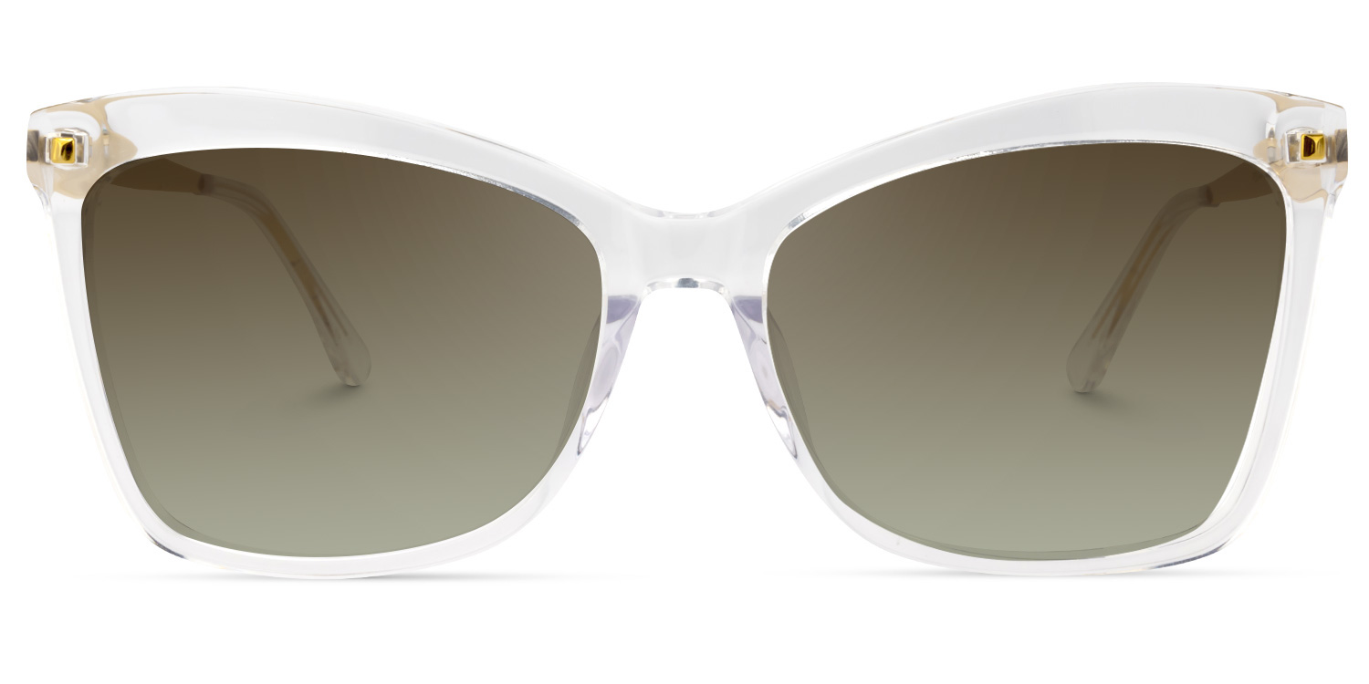Isaebella Butterfly Clear Sunglasses0