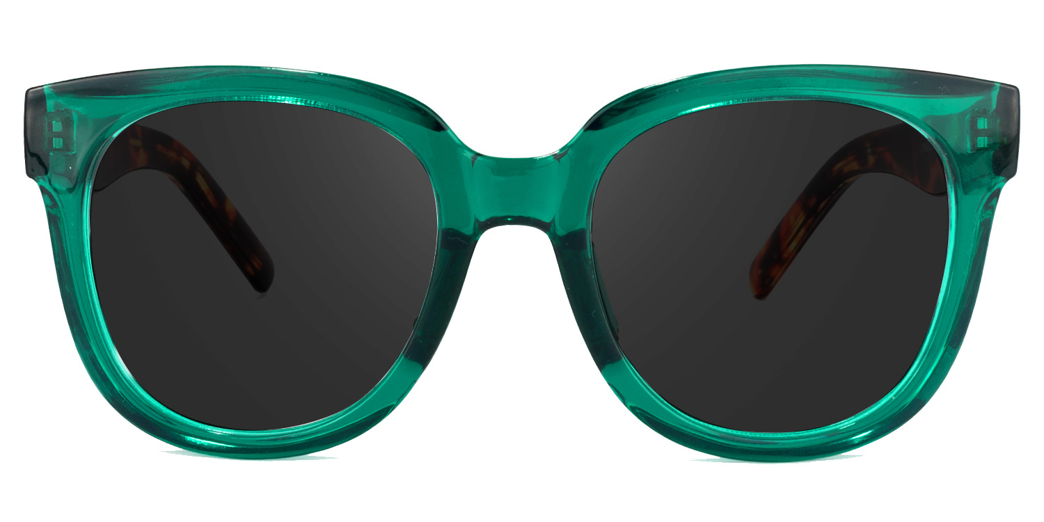 Harrell Square Dark-Green Sunglasses0