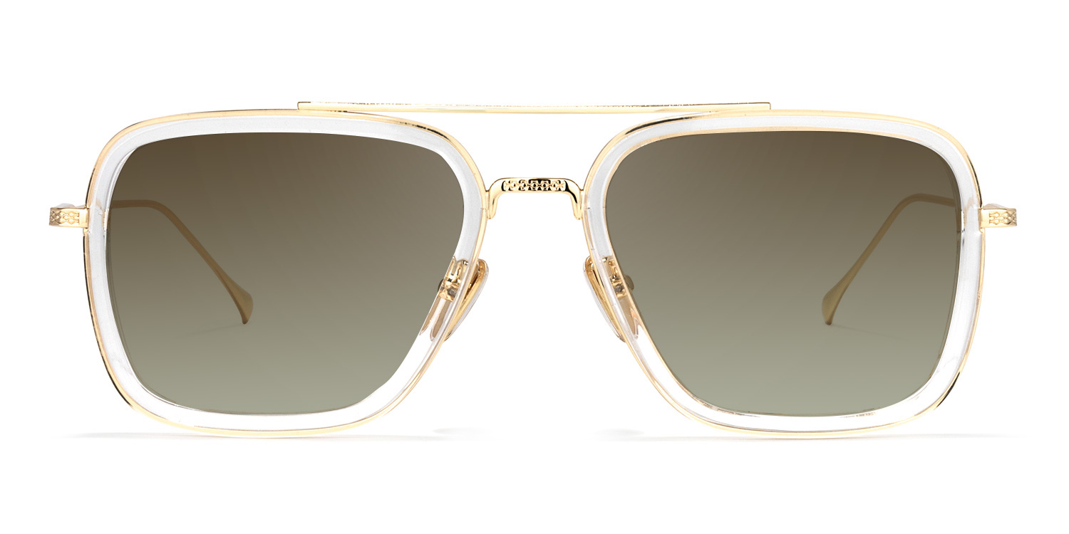 Gifford Aviator Clear Sunglasses
