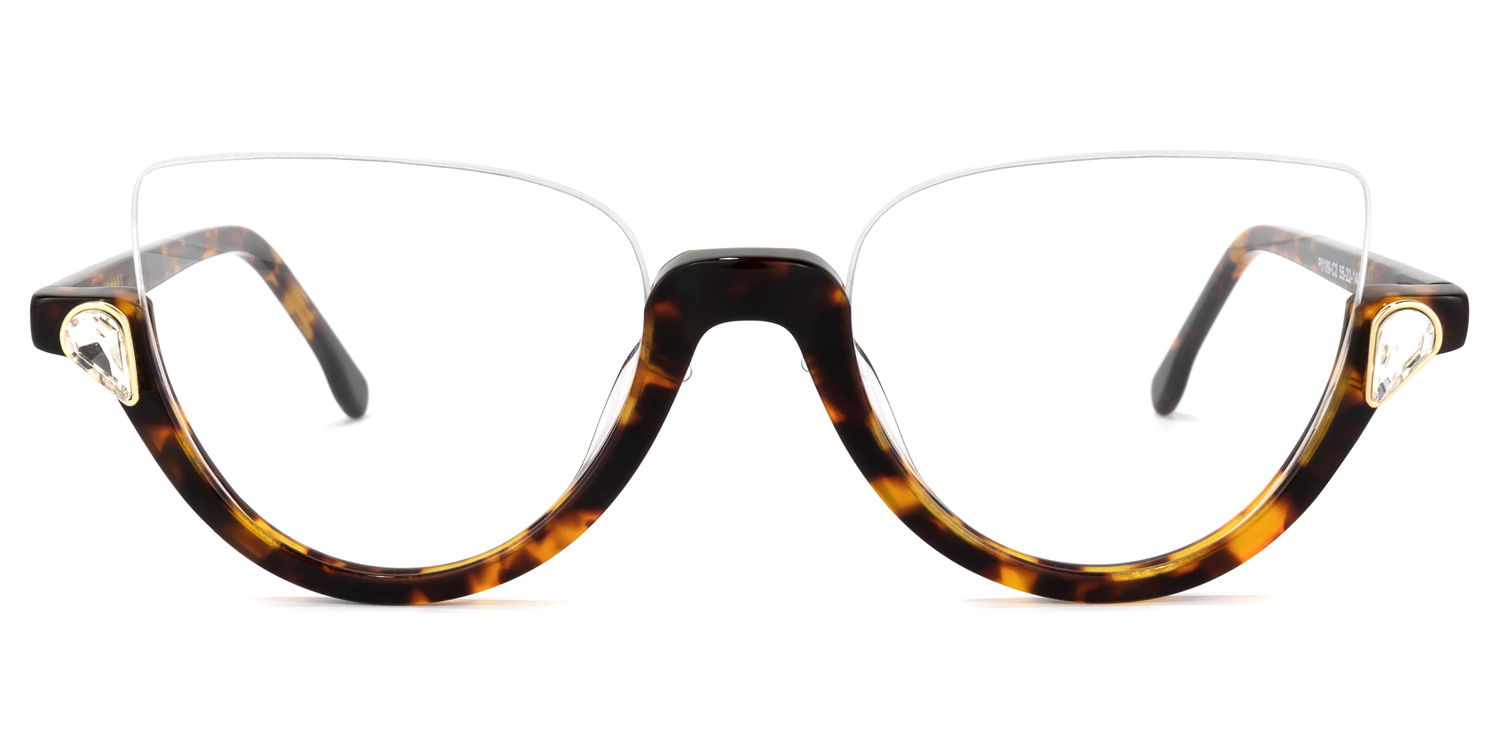 Cat Eye Tortoise Glasses0