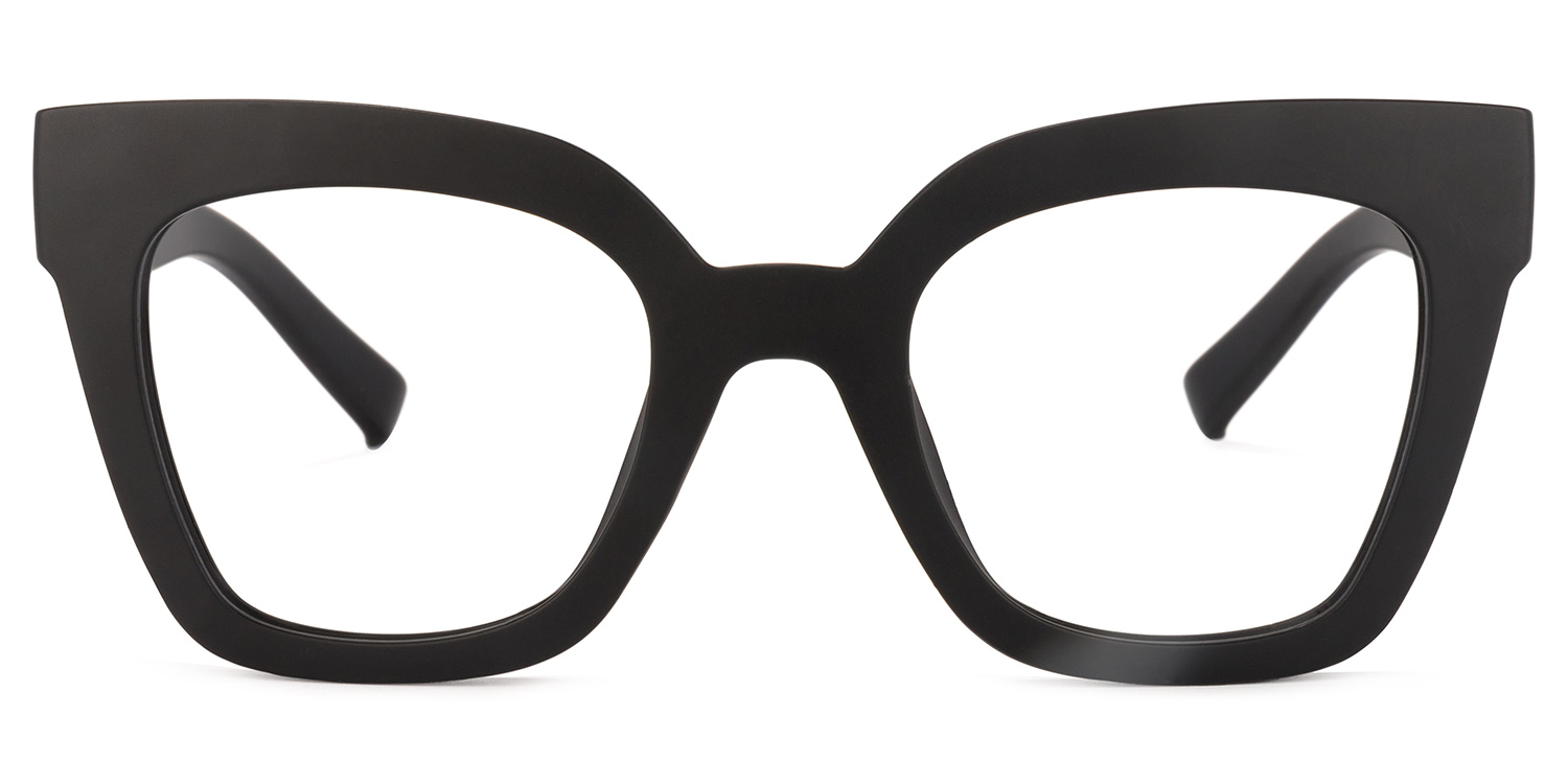 Malcolm Square Black Glasses0