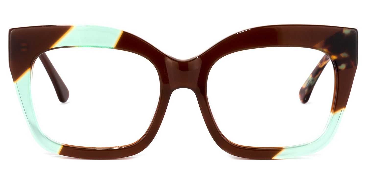 Ximena Cateye Brown Glasses