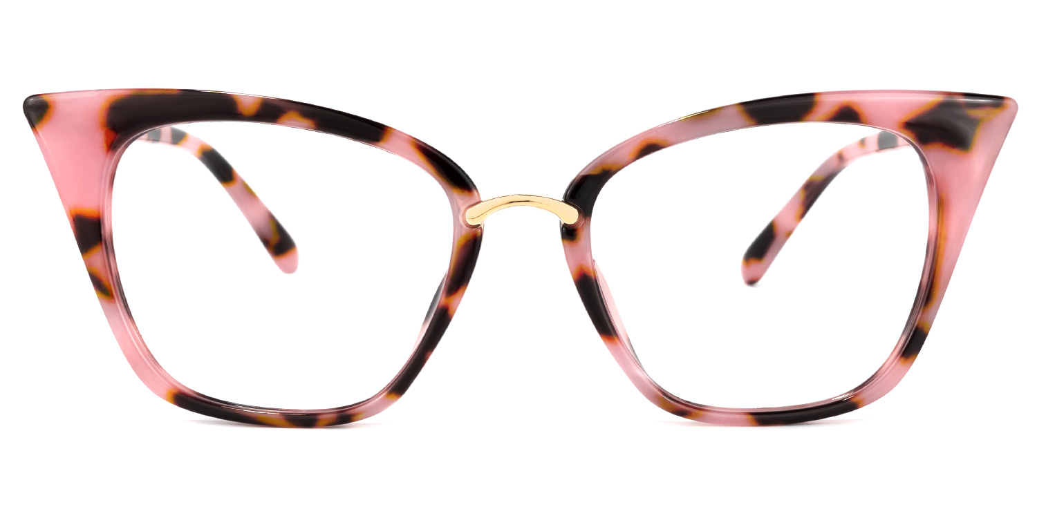 Chandrikar Cat Eye Pink-Floral Glasses0