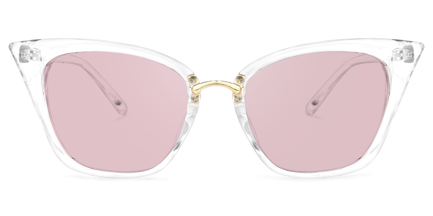 Chandrikar Cat Eye Clear Sunglasses0
