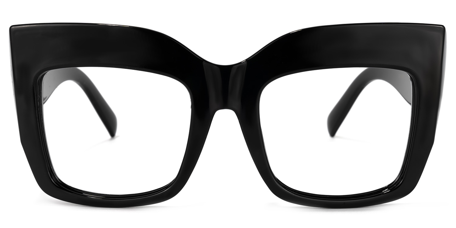 Alberta Cateye Black Glasses0