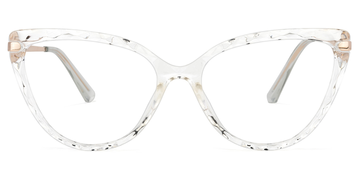 Lucas Cateye Clear Glasses0
