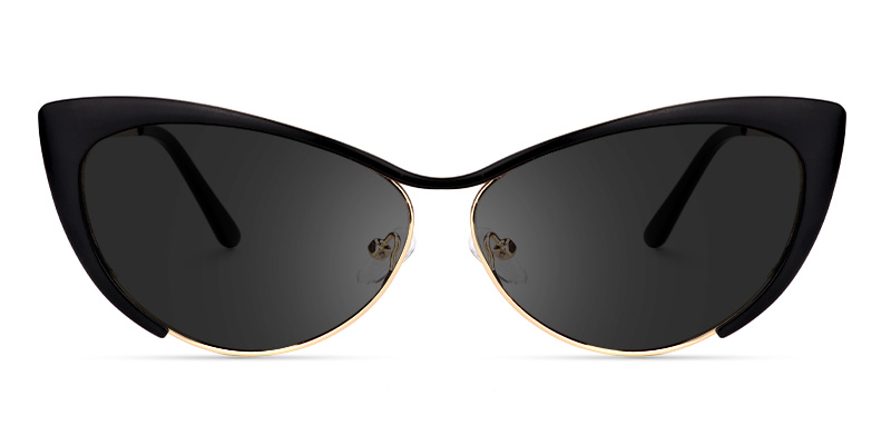 Ellen Cateye Black Sunglasses0
