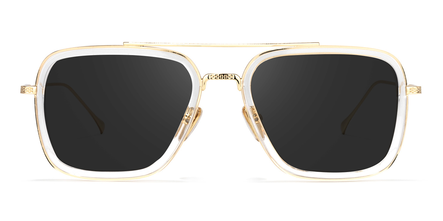Gifford Aviator Clear Sunglasses