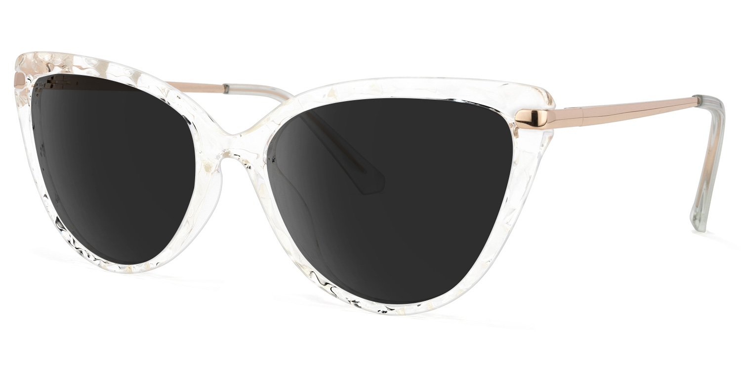 Lucas Cateye Clear Sunglasses