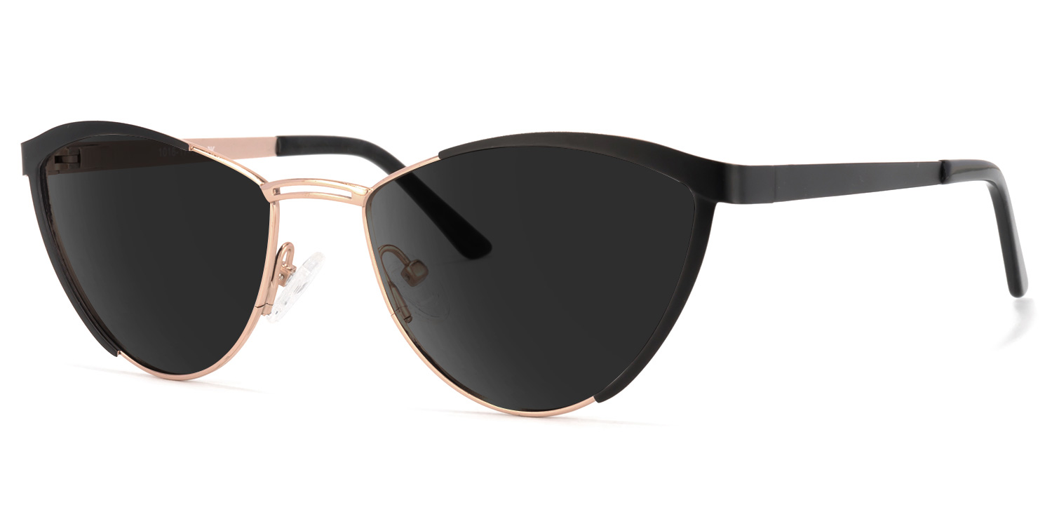Sydney Cat Eye Black Sunglasses1