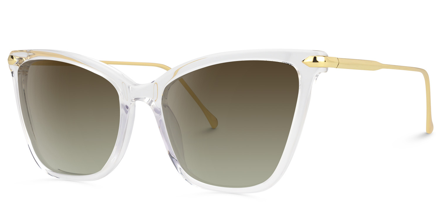 Hilary Butterfly Clear Sunglasses1