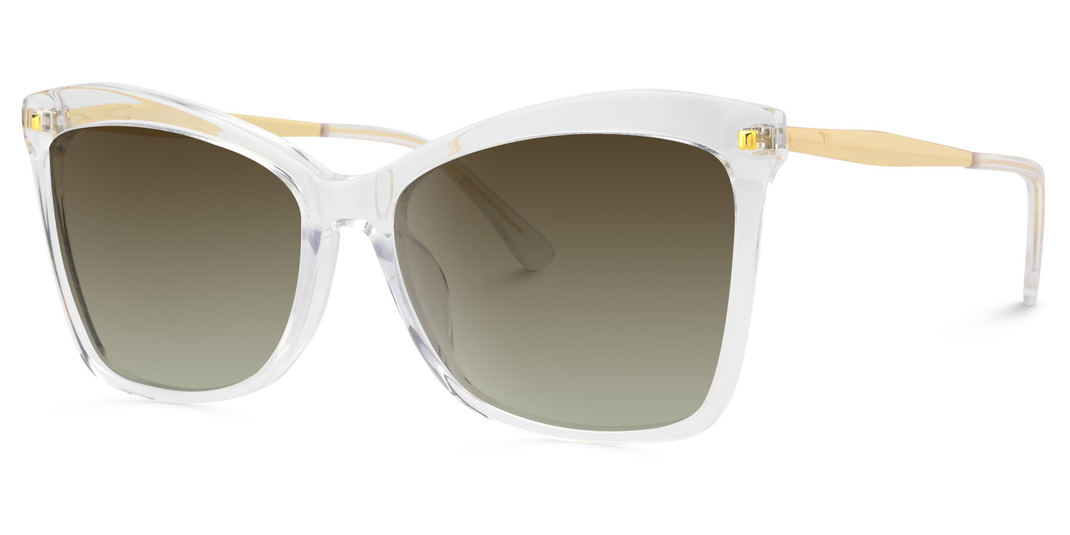 Isaebella Butterfly Clear Sunglasses1