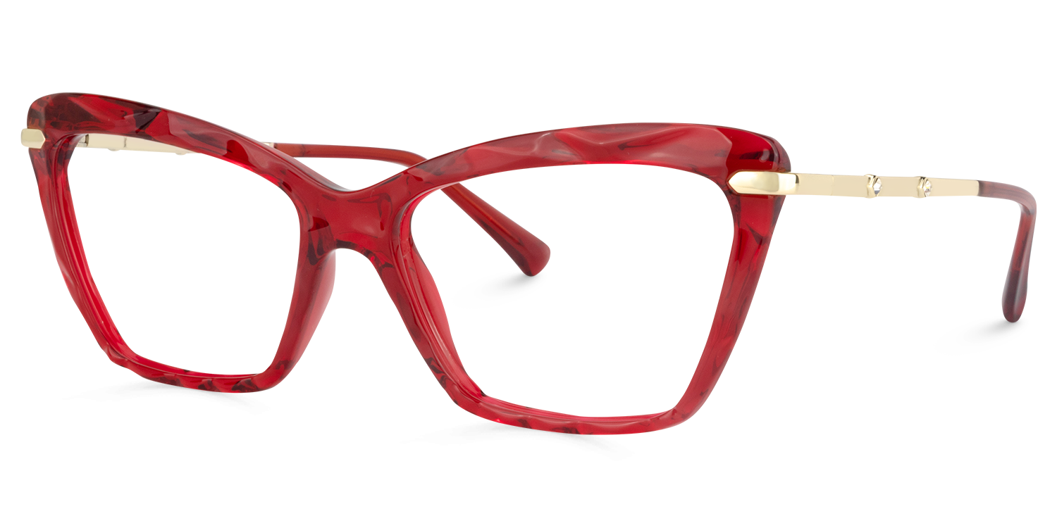 Juliet Cateye Red Glasses1