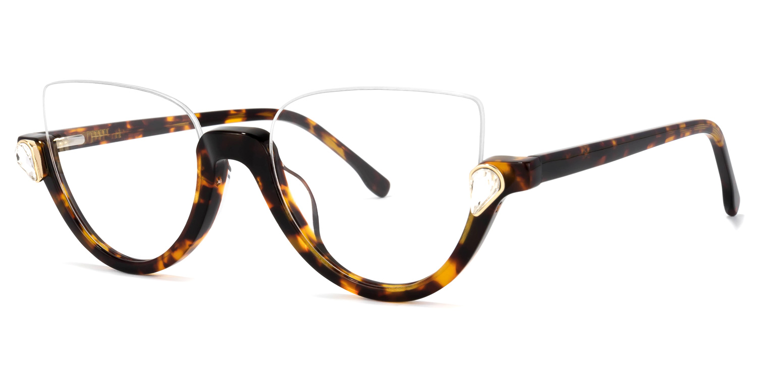 Felicia Cat Eye Tortoise Glasses