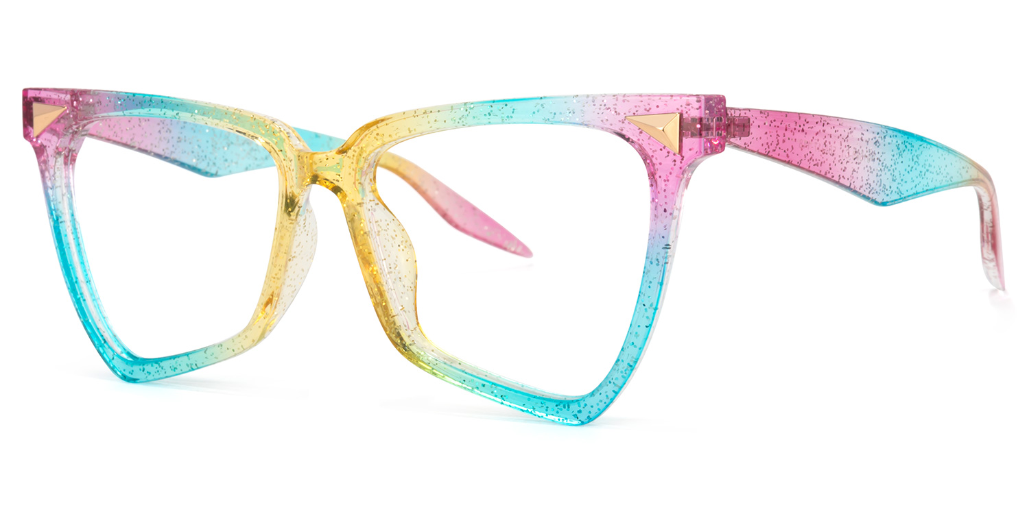 Cicely Geometrical Rainbow Eyeglasses.3