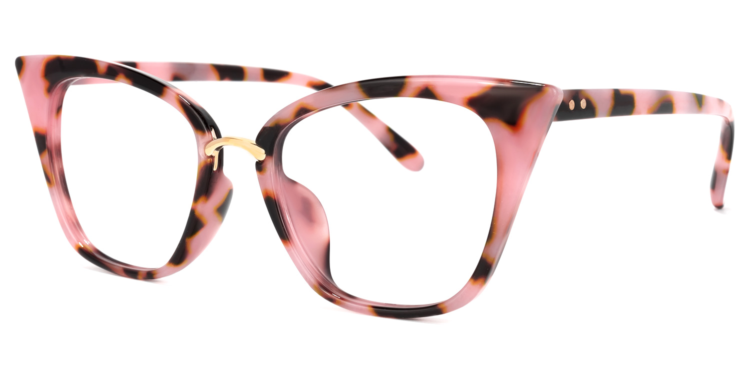Chandrikar Cat Eye Pink-Floral Glasses2