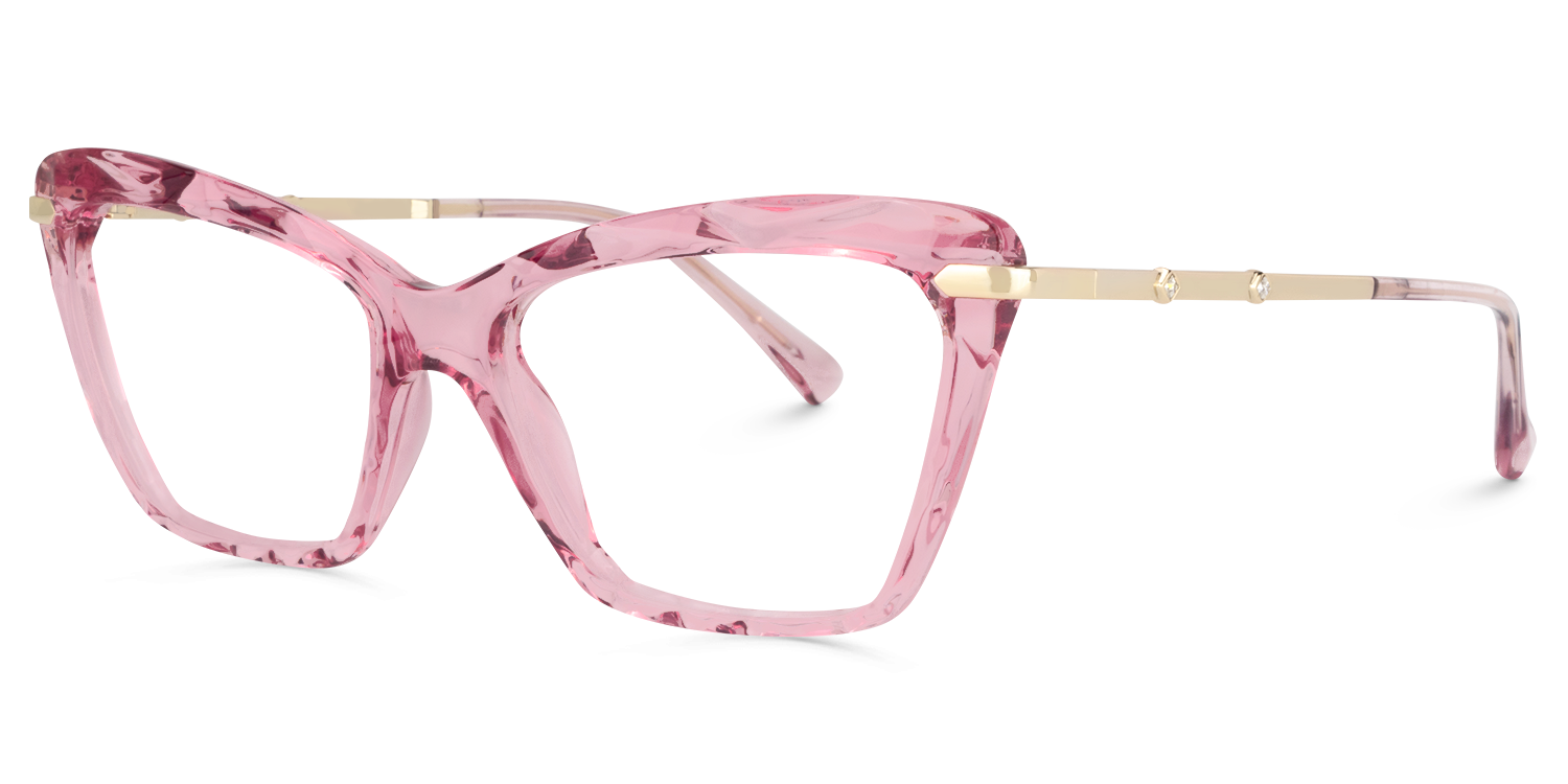 Juliet Cateye Pink Glasses