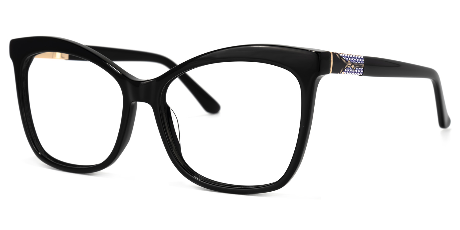 Butterfly Black Glasses | Zeelool Glasses1