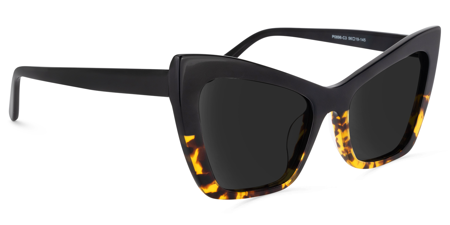 Driscoll Cateye Yellow-Tortoise Sunglasses2