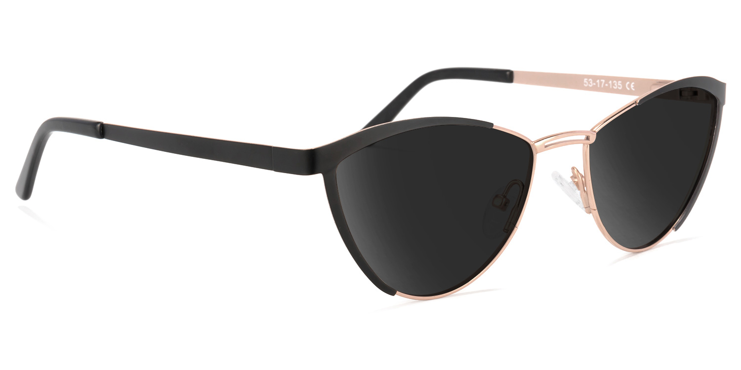 Sydney Cat Eye Black Sunglasses2