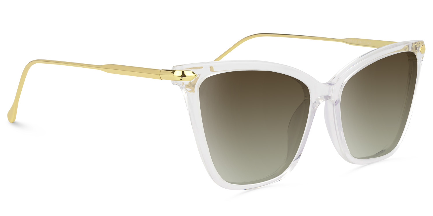 Hilary Butterfly Clear Sunglasses2