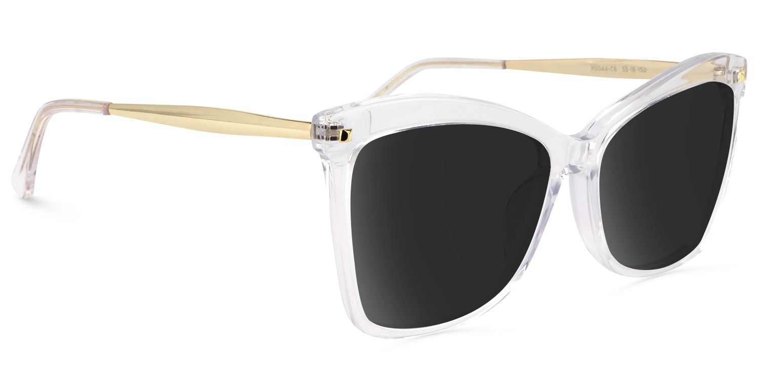 Isaebella Butterfly Clear Sunglasses1
