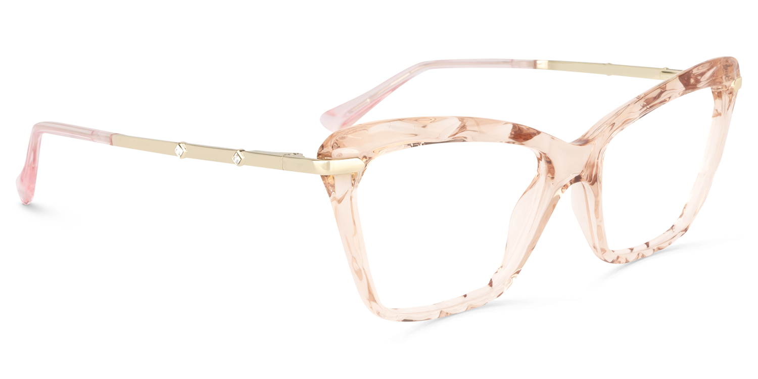 Juliet Cateye Beige Glasses1