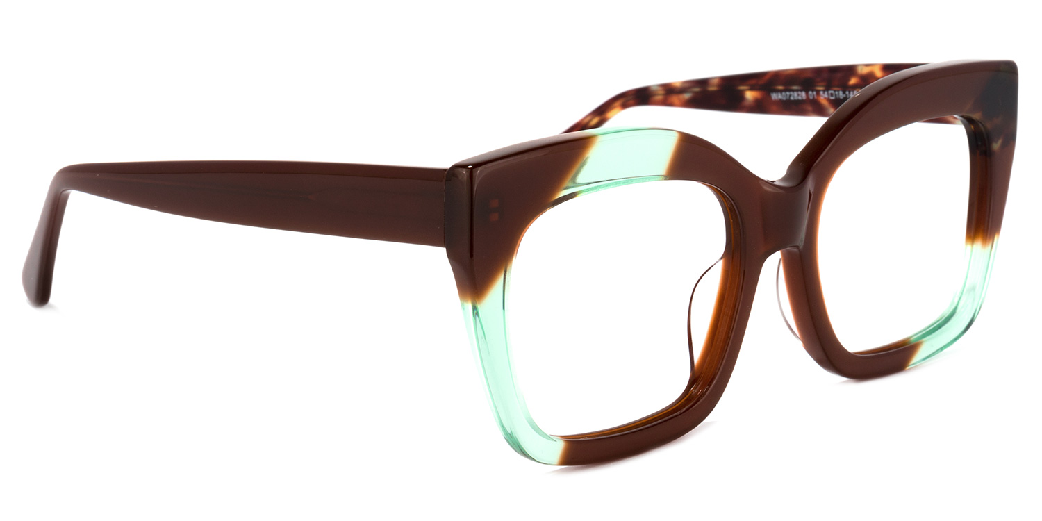 Ximena Cateye Brown Glasses2