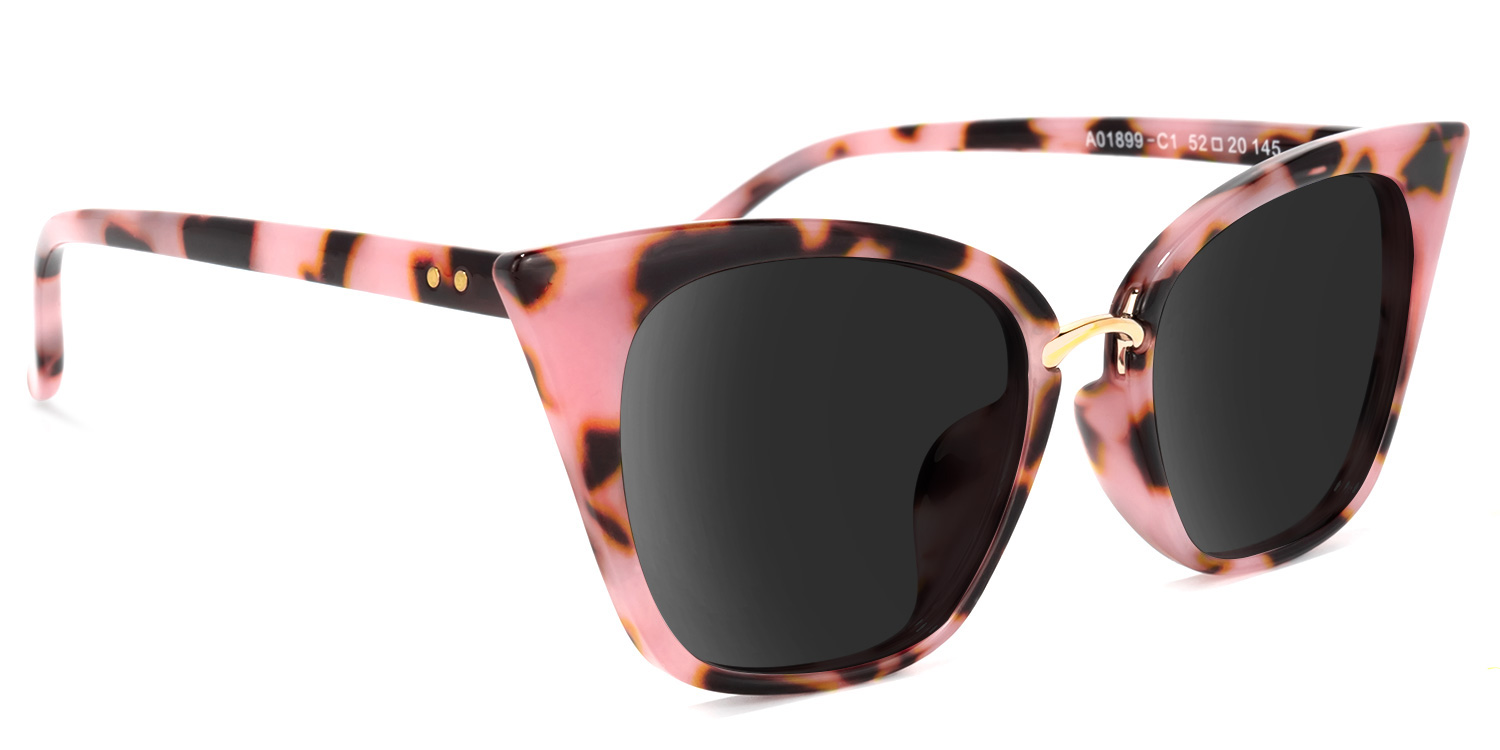 Chandrikar Cat Eye Pink-Floral Sunglasses2