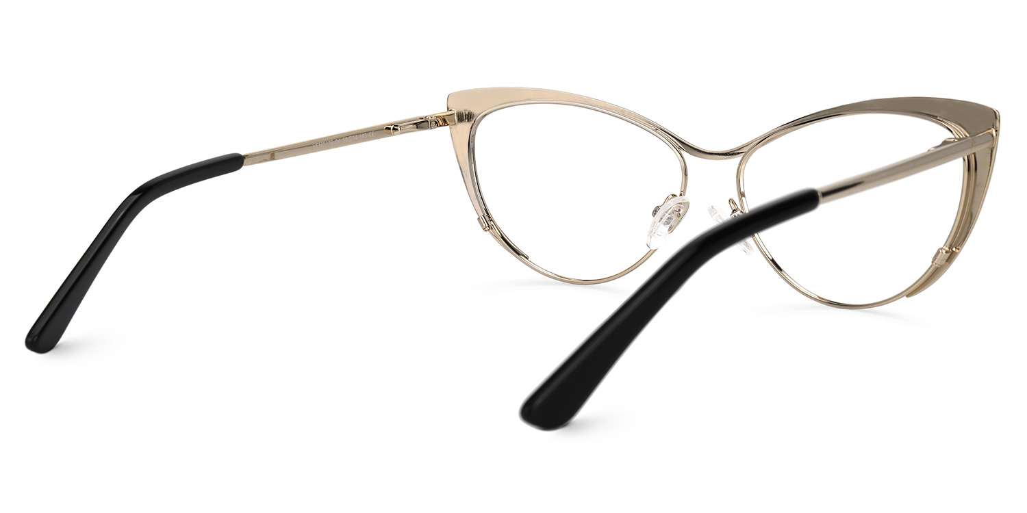 Ellen Cateye Dark-Blue Glasses3