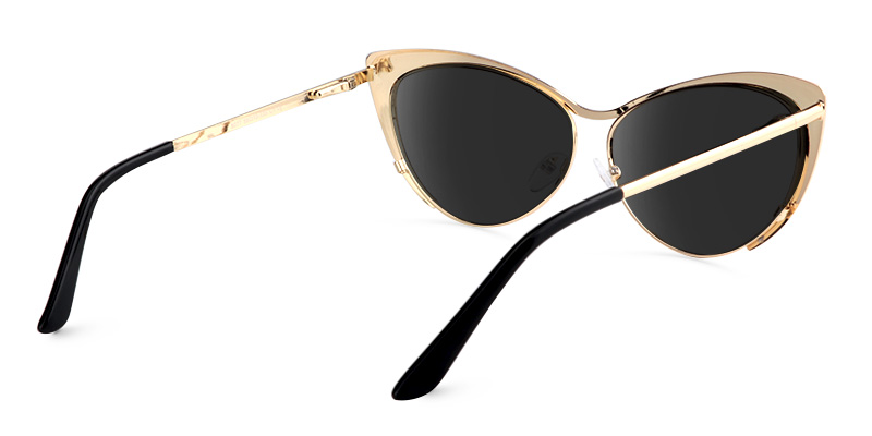 Ellen Cateye Black Sunglasses3