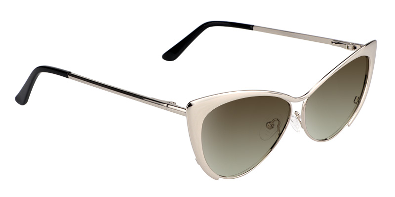 Ellen Cateye Silver Sunglasses2
