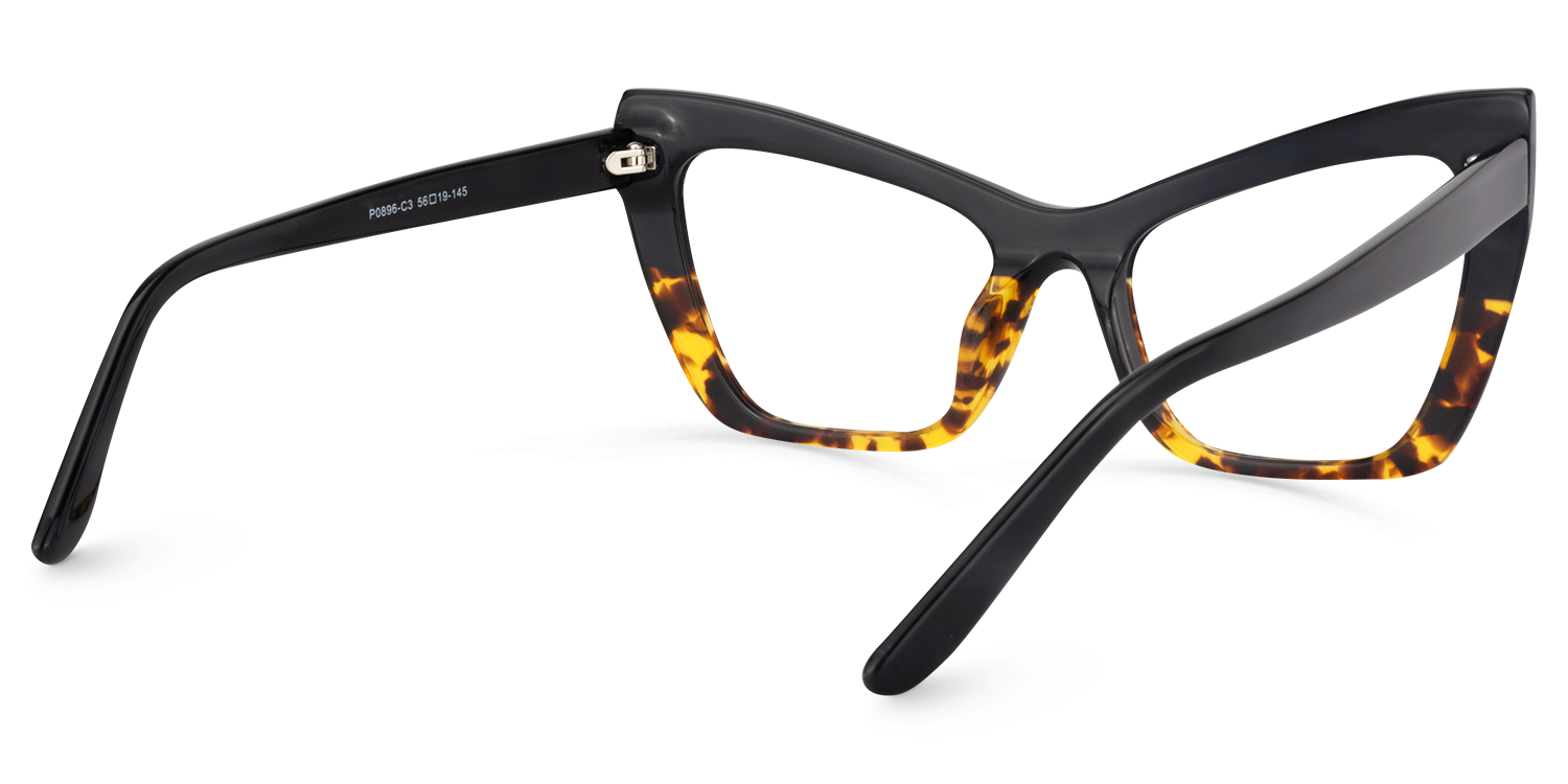 Driscoll Cateye Yellow-Tortoise Glasses4