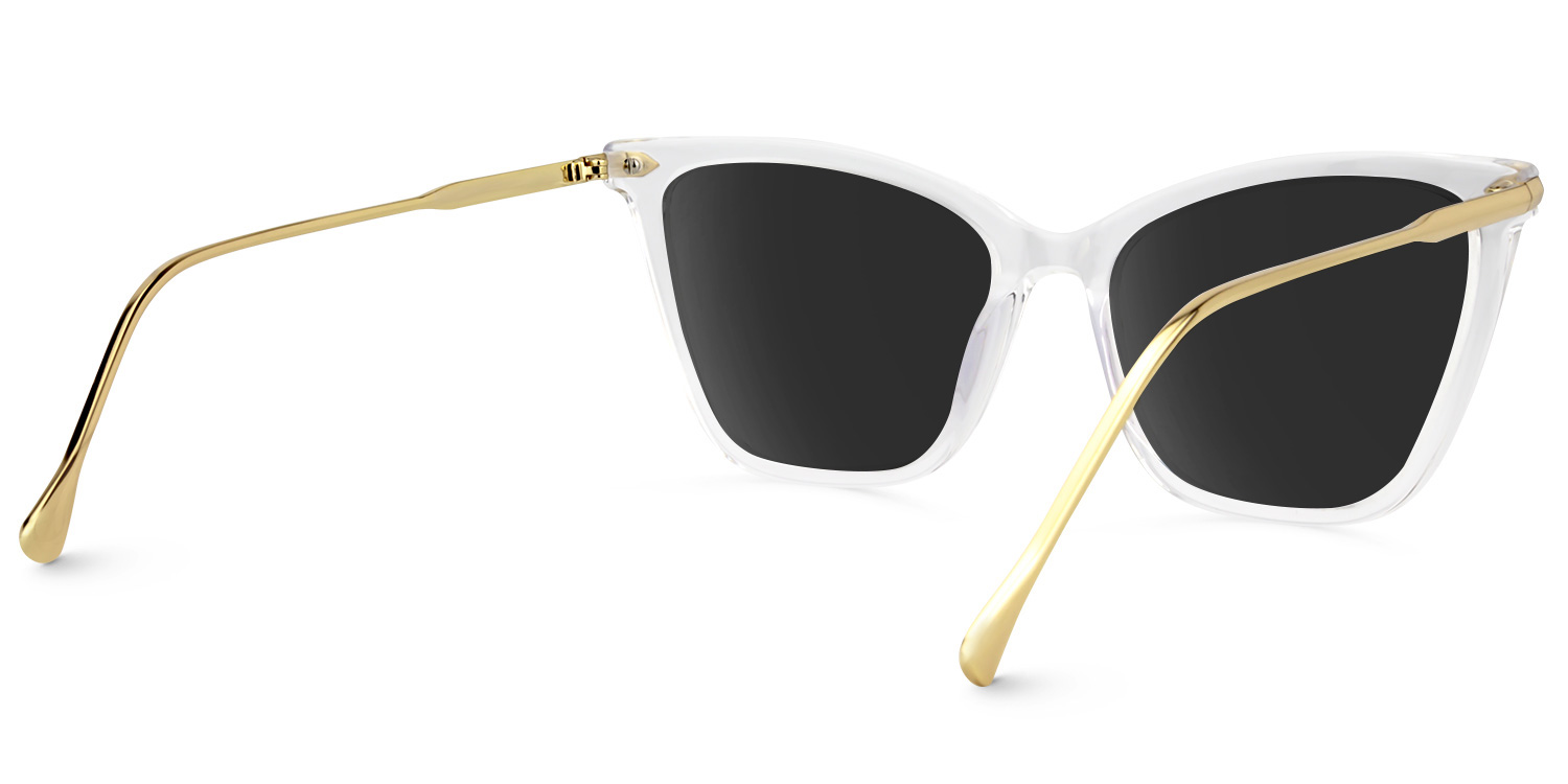 Hilary Butterfly Clear Sunglasses4