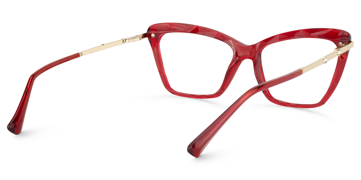 Juliet Cateye Red Glasses5
