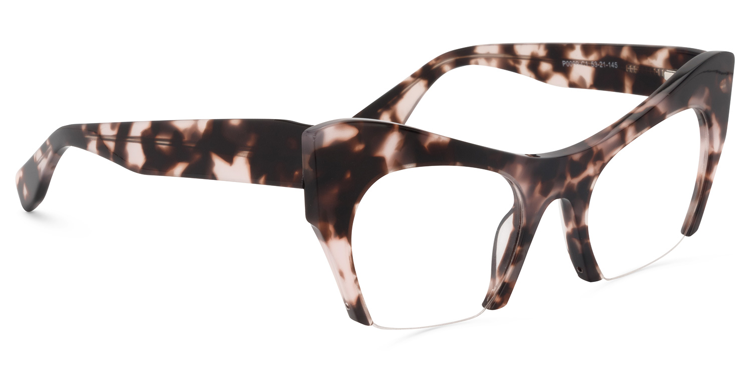 Kyle Cat Eye Light-Tortoise Glasses3