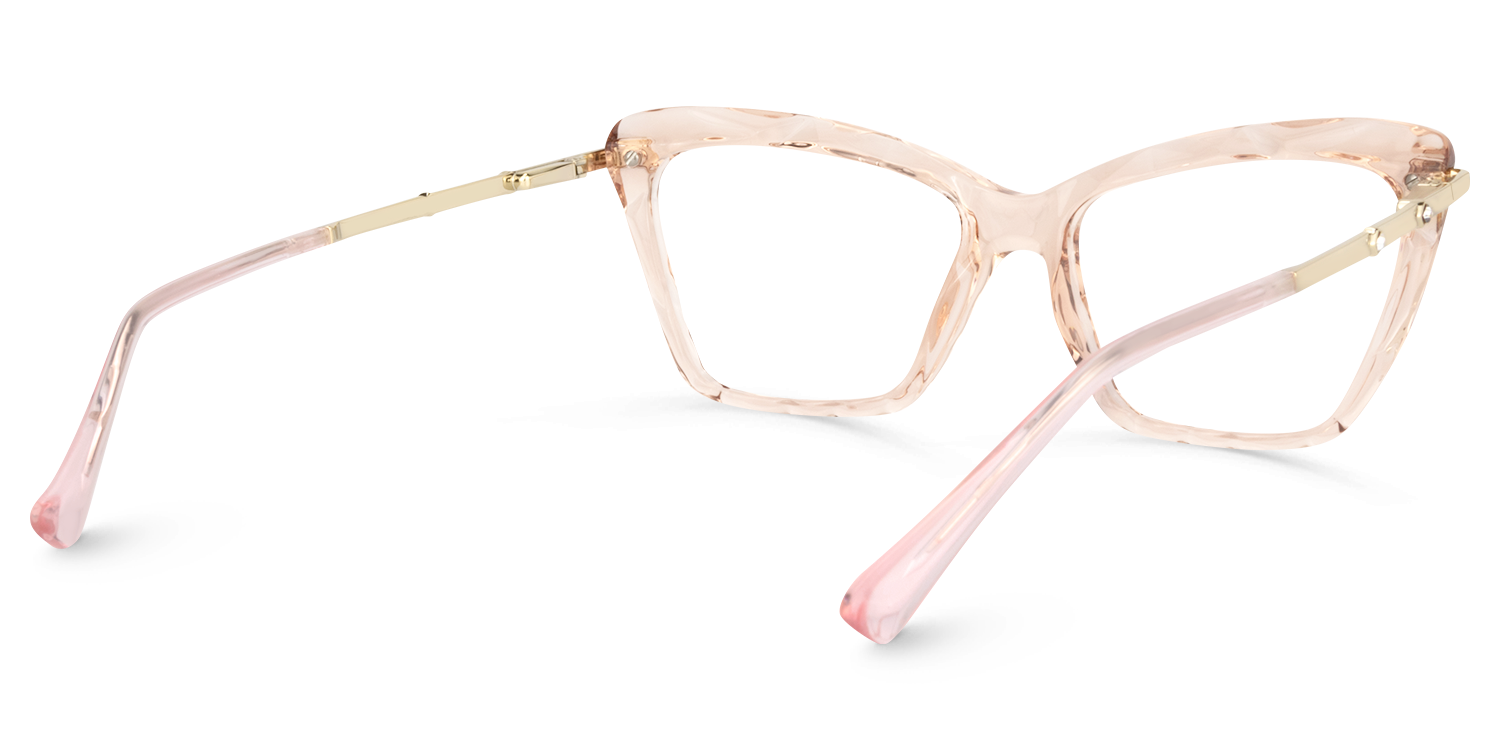 Cateye Beige Glasses | Zeelool Glasses2