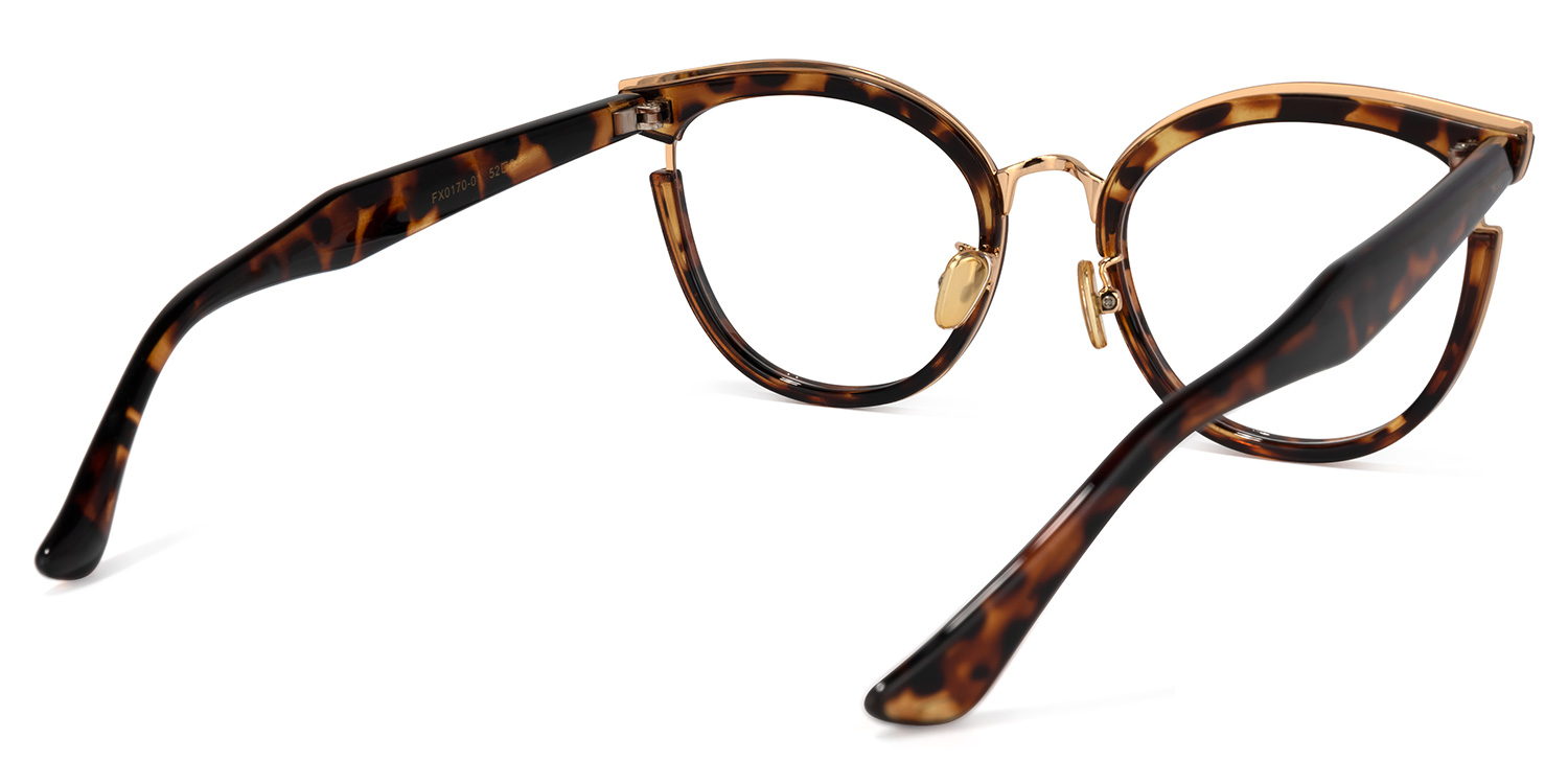 Laraine Cat Eye Tortoise Glasses4