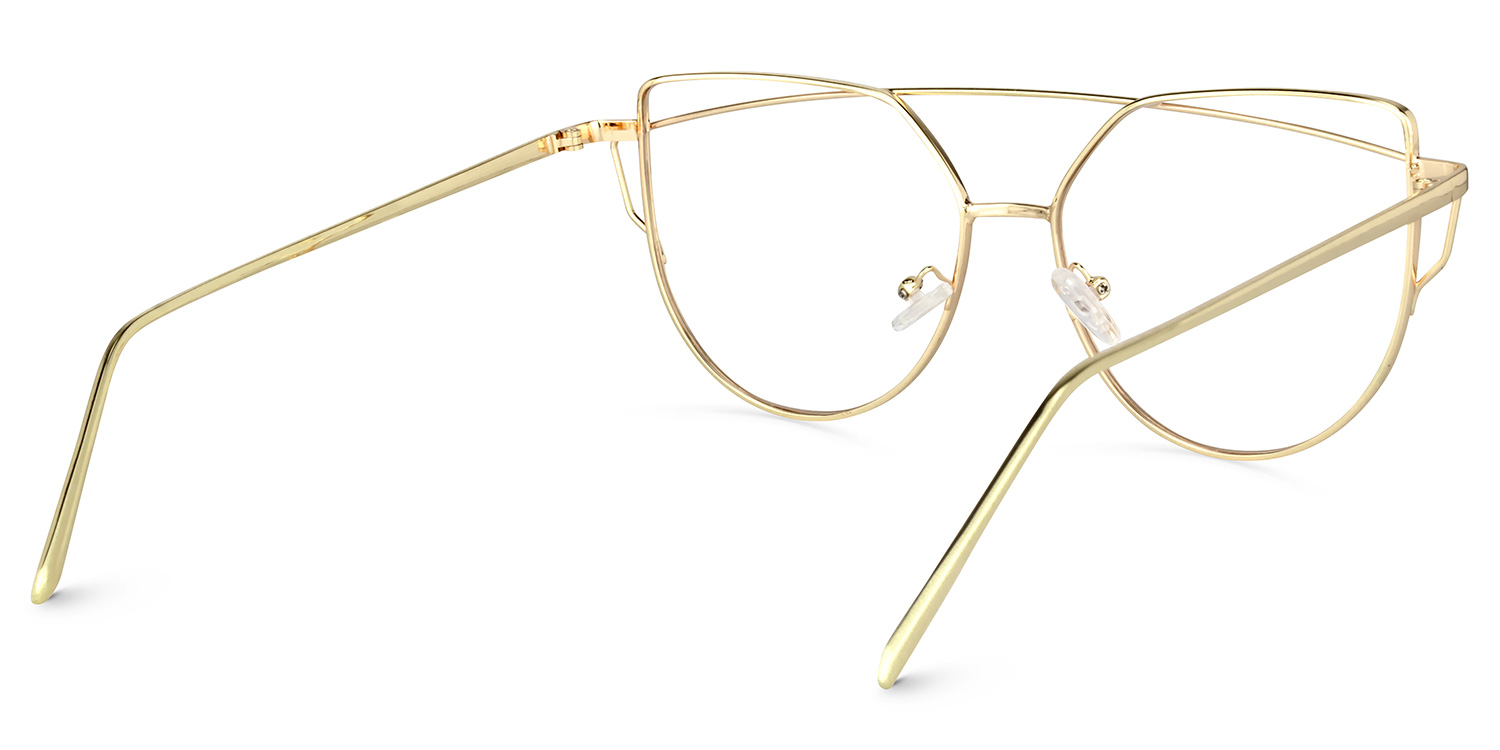 Selina  Aviator Gold Glasses4