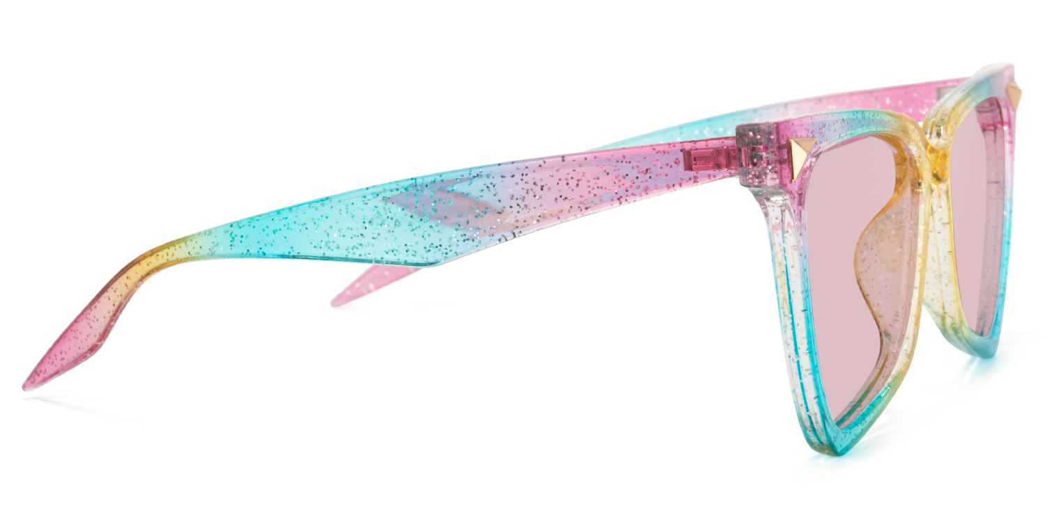 Cicely Geometrical Rainbow Sunglasses3