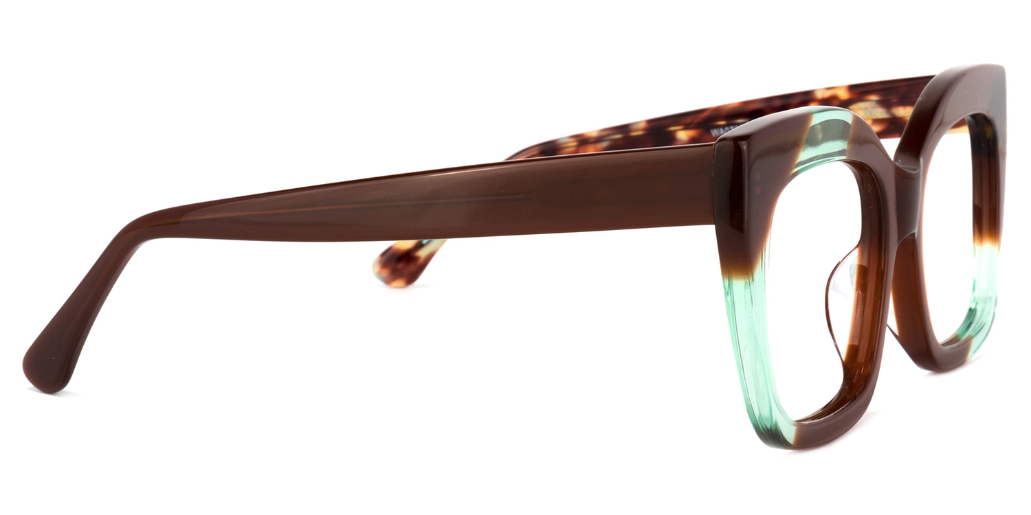 Ximena Cateye Brown Glasses3