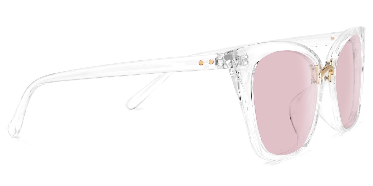 Chandrikar Cat Eye Clear Sunglasses3