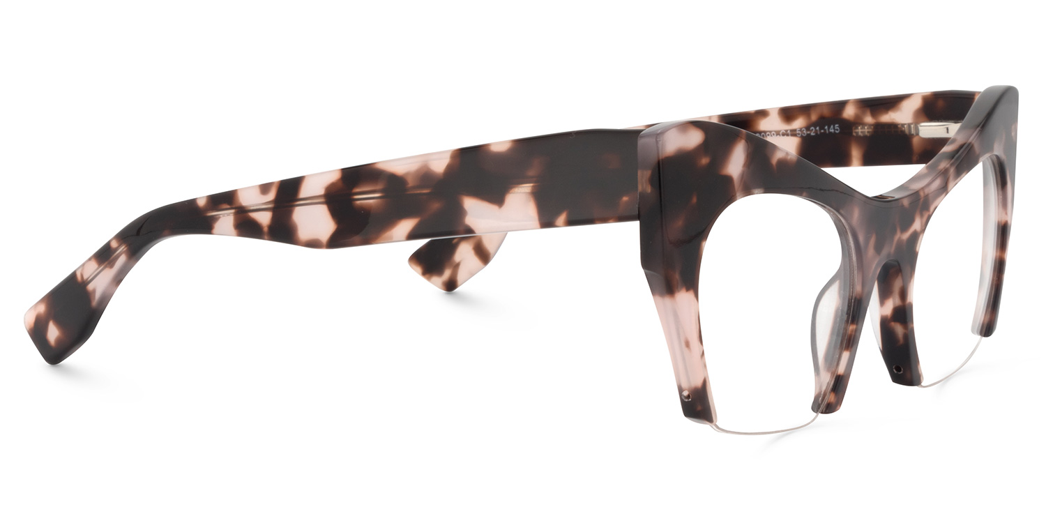 Kyle Cat Eye Light-Tortoise Glasses4
