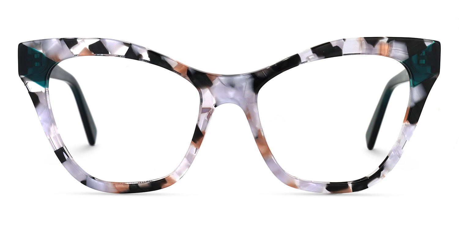 Cyrus Cateye Marble Glasses