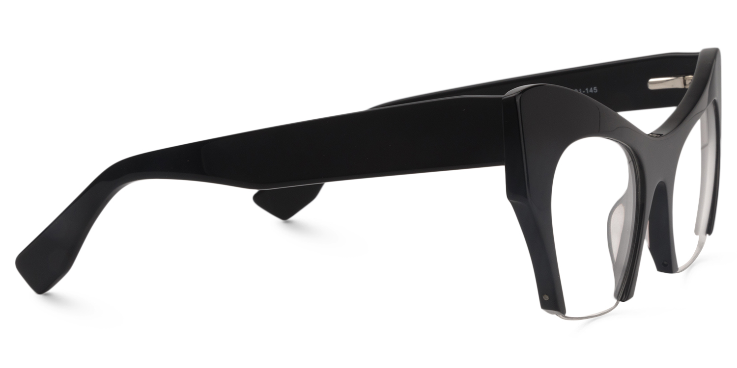 Kyle Cat Eye Black Glasses3