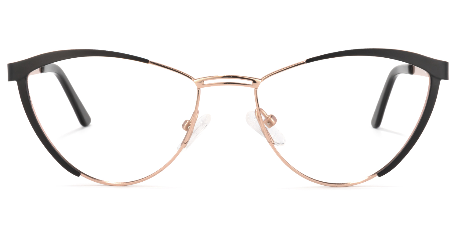 Sydney Cat Eye Black Glasses0