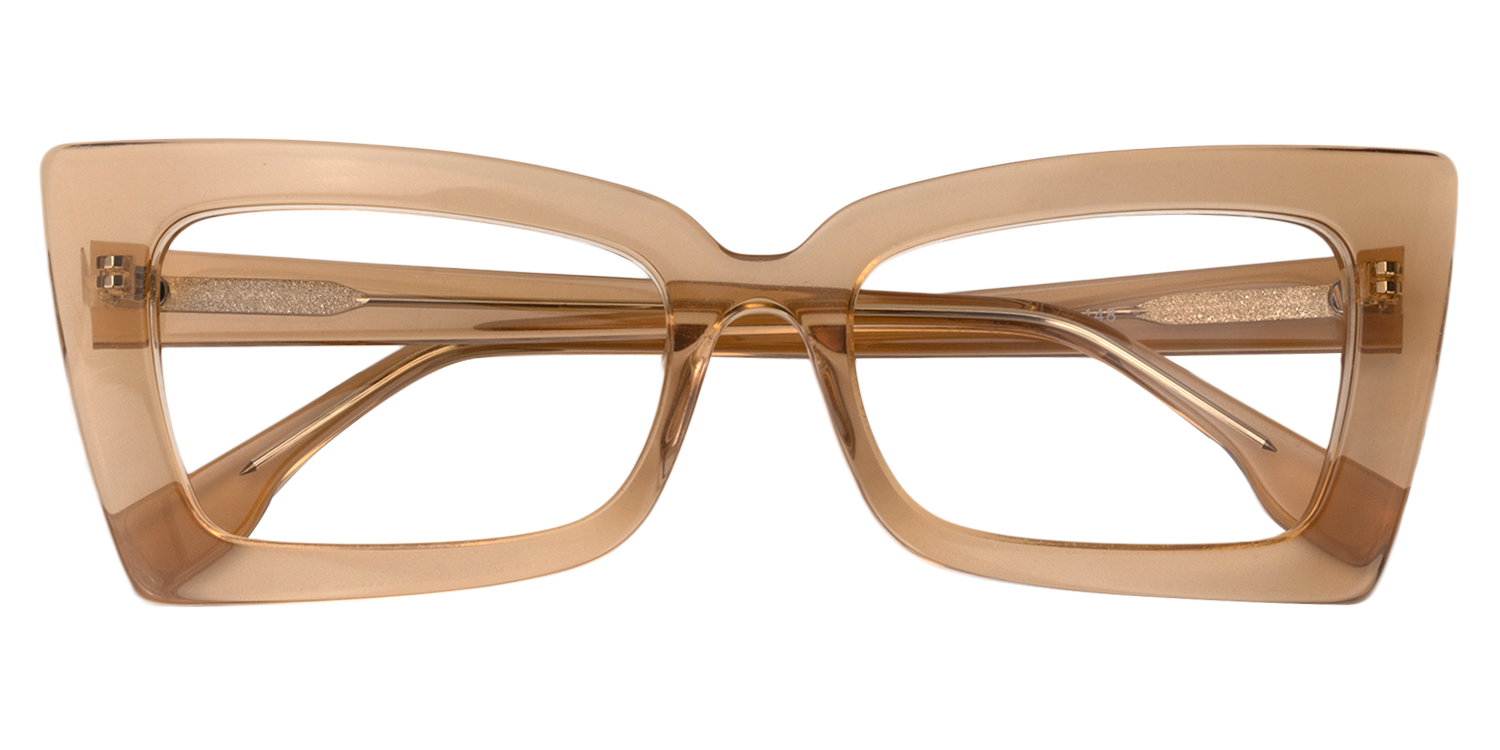 Newell Rectangle Brown Glasses3