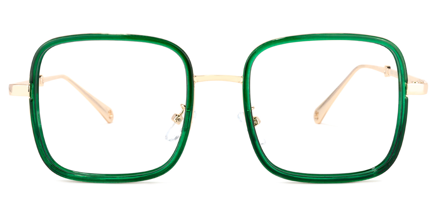 Ozzy Square Green Glasses0